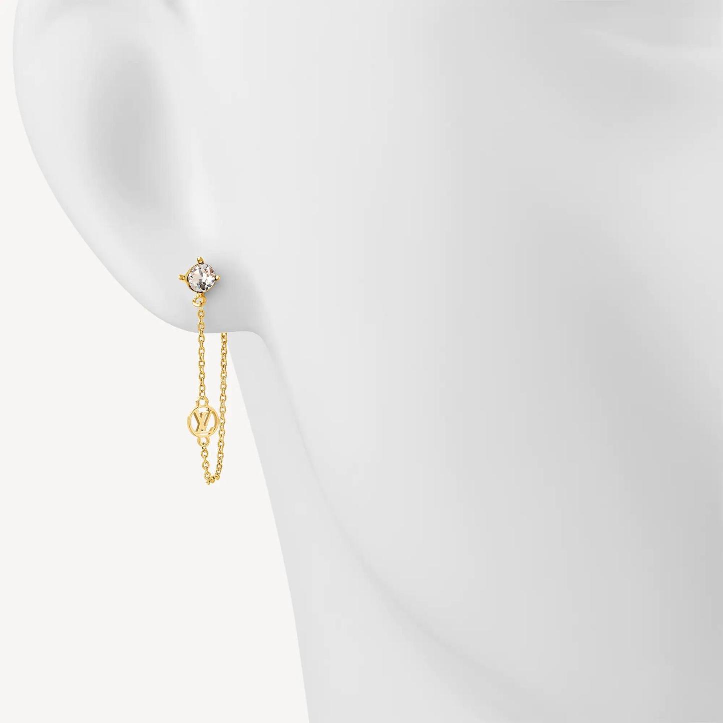 【LOUIS VUITTON】ブックル ドレイユ・プティ ルイ／ピアス